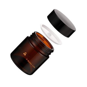 Stoples Krim Kaca Mini Dengan Tutup