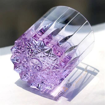 Kacamata kristal potong vintage